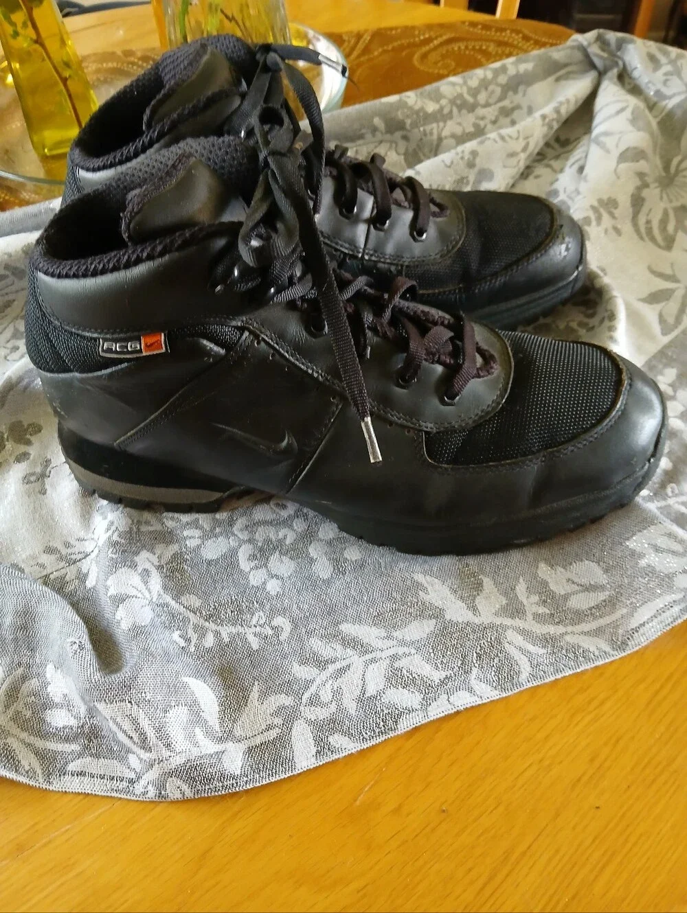 Nike Air Max ACG All Condition Men's Black Leather Trail Boots